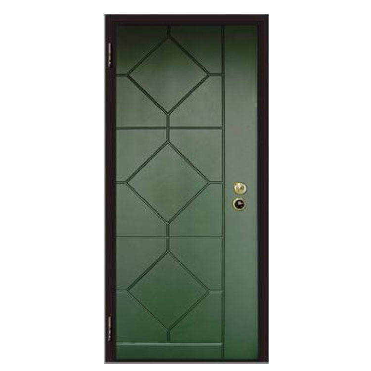 Italian Steel and Wooden Armored Entrance Door